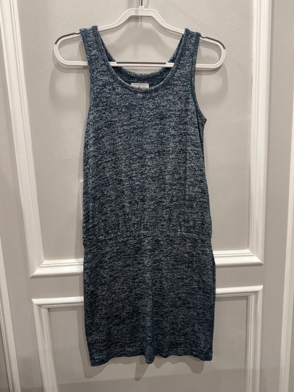 Lou & Grey Cinched Waist Blue Gray Tank Dress XS